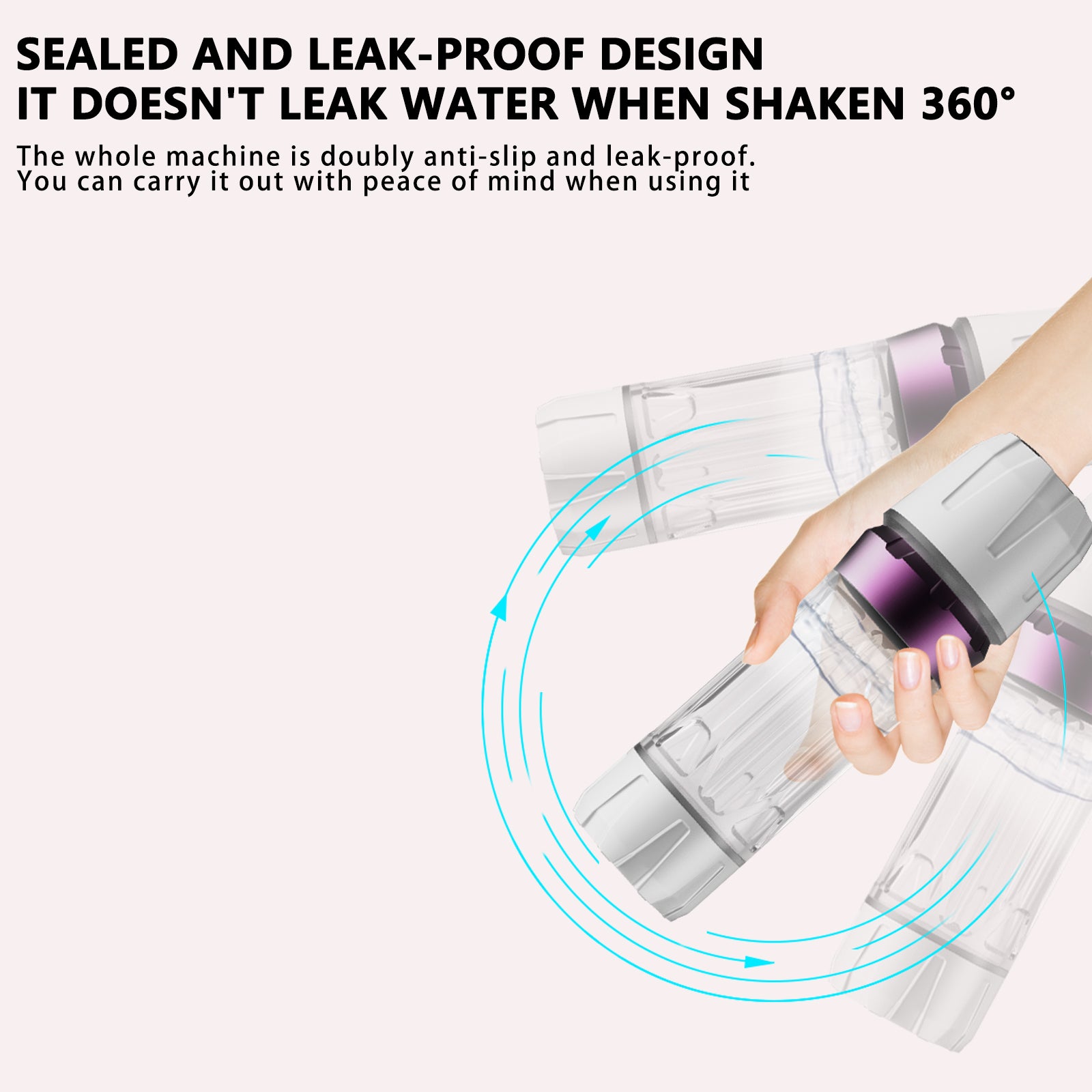 New Design 8000 PPB Ultra Saturated Hydrogen Rich Water Cup and Electrolytic Hydrogen with LED lights Leak Proof