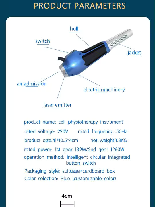 Terahertz Energy Light Wave Cell Thermal Therapy Repair Device Terahertz Health Blower